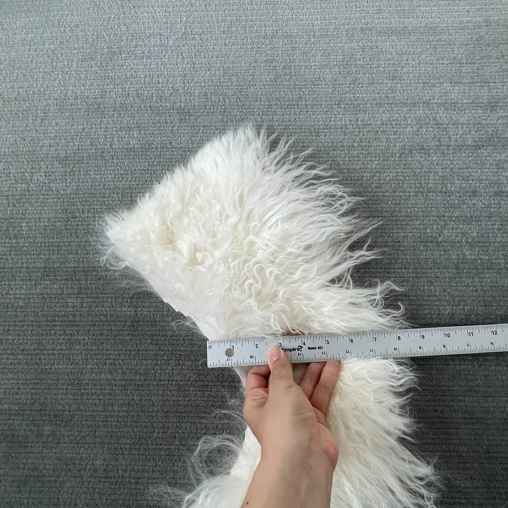 Overland Sheepskin Tibetan‎ Lamb Single Pelt Ivory